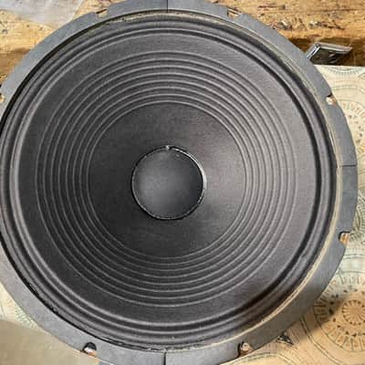 Vintage 1966 1967 Celestion G12M Greenback Grey Tab 20w 15ohm 12" Speaker image 4
