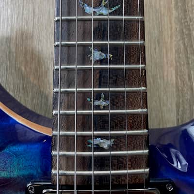 2025 PRS Special 22 Wood Library "Quilted 10-Top" Violet Blue Burst ~ w/Figured Maple Neck & Ziricote Fretboard image 2