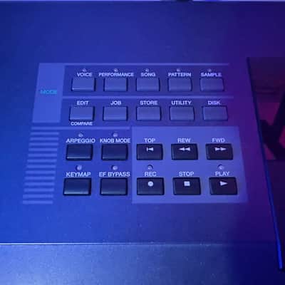 Yamaha EX5 - 76Key - Synthesizer/Workstation/MIDI controller 1990’s - Blue image 5