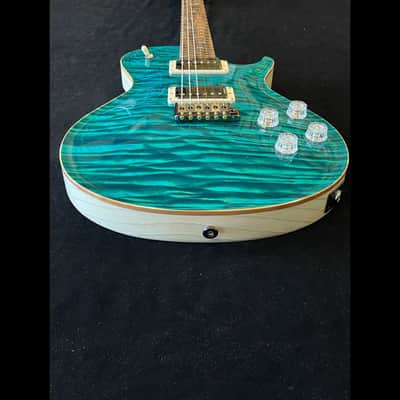 New Private Stock PRS Paul Reed Smith McCarty 594 Singlecut w/ Tremolo Turquoise One Piece Maple image 4