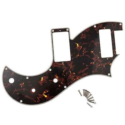 PRS Vela S2 Pickguard, 4-Ply Tortoise, Mint, Black, Mint
