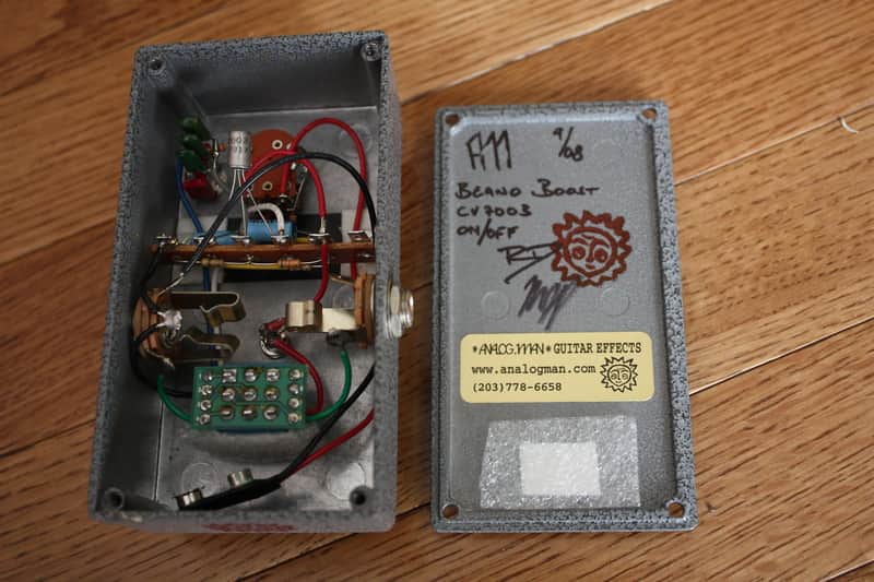 Analogman Beano Boost Treble Booster Pedal | Reverb