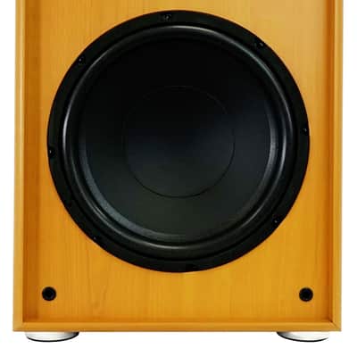 Rockville Rock Shaker 10" Inch Wood 600w Powered Home Theater Subwoofer Sub image 12