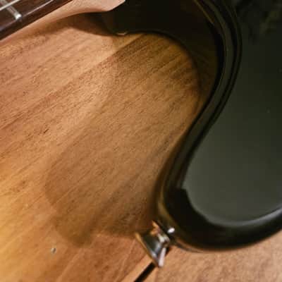 Squier Upgraded Black HSH Parts Caster, Gator case, strap, tech set up image 15