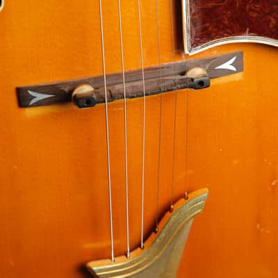 Aria Pro II FA-03 Natural Archtop Hollowbody Electric Guitar Pre-Owned image 7