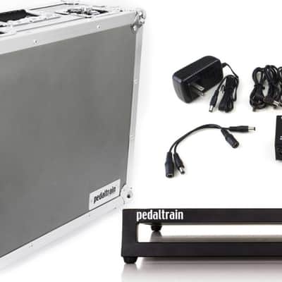 Pedaltrain NOVO 18 5-RAIL 18" x 14.5" PEDALBOARD w/Tour Case and Joyo JP-02 Power Supply image 1