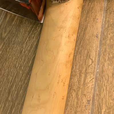 Warmoth St. Vincent Copy Solid Spalted Maple Burst image 8