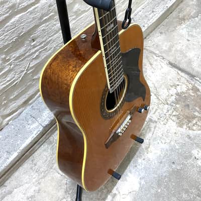 🎸 EKO RANGER 12 ELECTRA / 1974 / natural / acoustic guitar / vintage & rare image 2