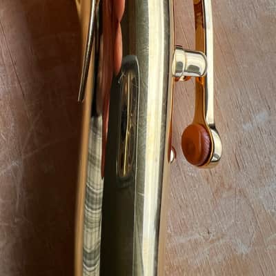 Yamaha Custom F1 Tenor Sax Neck - Gold Plated image 8