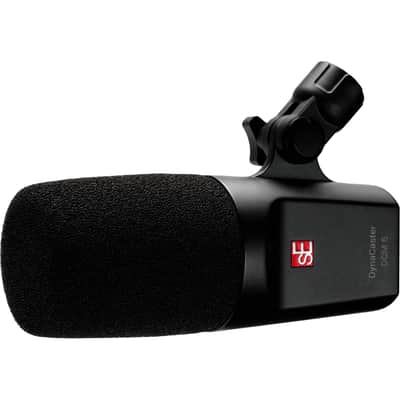 Mint SE Electronics DCM6 Dynacaster DCM 6 Broadcast Microphone, Black image 3