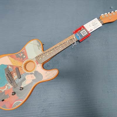 2025 Fender American Acoustasonic Telecaster Kuniyoshi Collection Kabuki - FENDER EXPERIENCE 2025 Tokyo Flagship Exclusive Limited Edition image 14