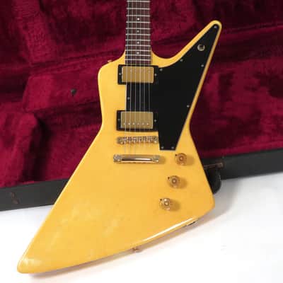 1983 Gibson Explorer Korina Heritage Series - Rare Original Ivory White Finish! - Shaw Pickups - Original Case image 1