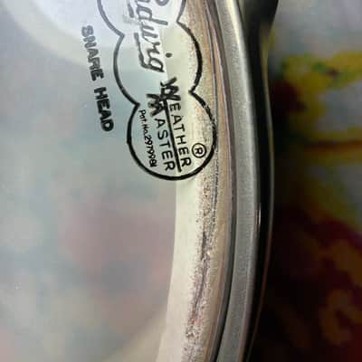 Ludwig No. 491 Pioneer 5.5x14" 6-Lug Snare 1964 - Red Sparkle image 15