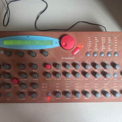Waldorf Microwave XT Rackmount Wavetable Synthesizer 1998 - Orange image 5