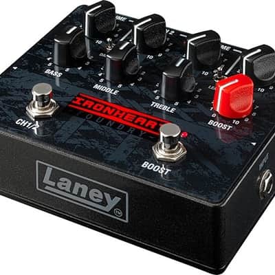 Laney Ironheart Loudpedal Twin Channel w/ Boost 60 watts of power, DI out, cab-emulation image 11