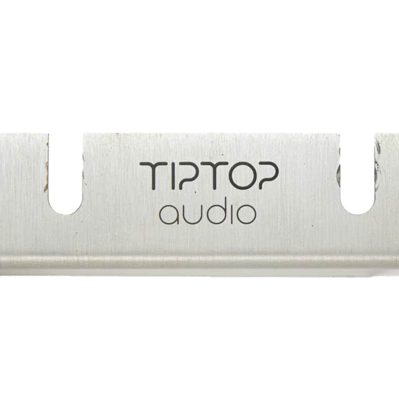 Tiptop Audio - 84hp Happy Ending Kit Rack Brushed Aluminum w/Rails and Flying Bus Ribbon Cable - USED image 1