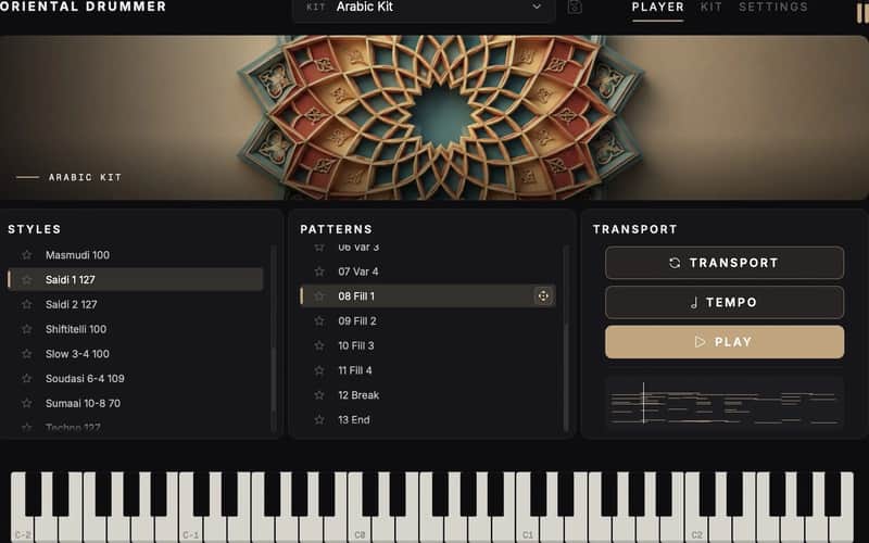 Oriental Drummer MIDI Drum Machine (Download) <br>Authentic Oriental Rhythms. No Loops. Just MIDI. image 1