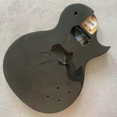 Black Single Cut Guitar Basswood Body DIY Project image 1