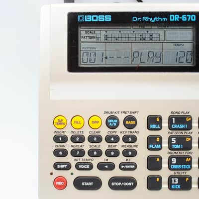 Boss DR-670 Dr. Rhythm With Power Supply Drum Machine BS08105 image 2