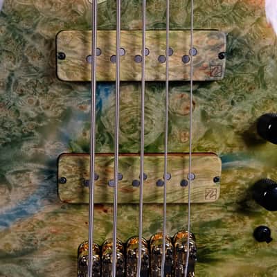 Used Ibanez SR Prestige 5-string Bass Guitar w/Case - River Canyon image 17
