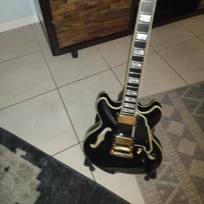 D'Angelico Excel EXL-1 Hollowbody 2012 - Dark Iced Tea Burst!! image 2