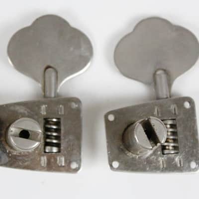 1977 Vintage Fender Mustang/Musicmaster/Coronado II Bass Nickel Tuners Set 1970s USA image 6