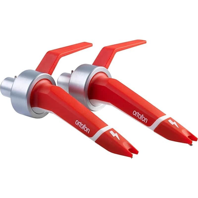 Ortofon Concorde Digital DJ Cartridge Twin Pack With Spherical Stylus 2024 - Red & Silver image 1