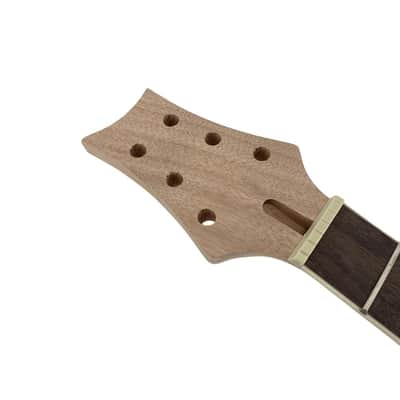 Electric Guitar Neck 22 fret 24.75 inch Mahogany Guitar Necks with Rosewood Fretboard Diamond Inlay (24.75inch) image 3