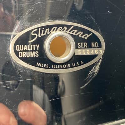 Slingerland - 5.5×14" No. 190 TDR Model, 5 Ply, 8-Lug Snare Drum - Chrome-Over-Wood image 2