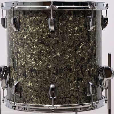 Ludwig 18/12/14" Classic Maple Jazzette Outfit - Moss Green Pearl image 14