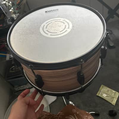 Tama WP148 Woodworks 14x8" Snare Drum 2023 - Present - Natural Zebrawood Wrap image 1