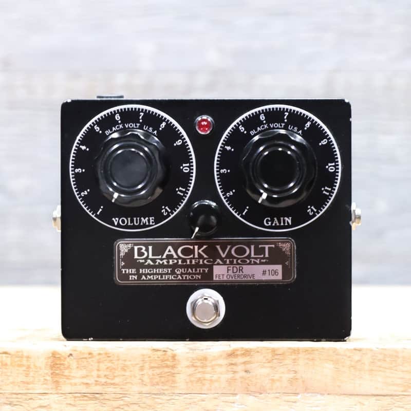 Black Volt Amplification FDR FET Overdrive Highest Quality Effect Pedal #106 image 1