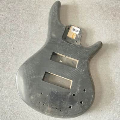 Black Basswood Bass Guitar DIY Project Body image 1