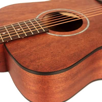 Cort AF510MOP Standard Series Concert Body All Mahogany 6-String Acoustic Guitar - (B-Stock) image 3