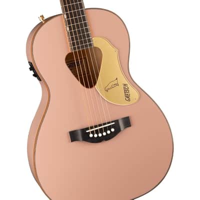 Gretsch G5021E Rancher Penguin Parlor Acoustic-electric Guitar - Shell Pink image 4