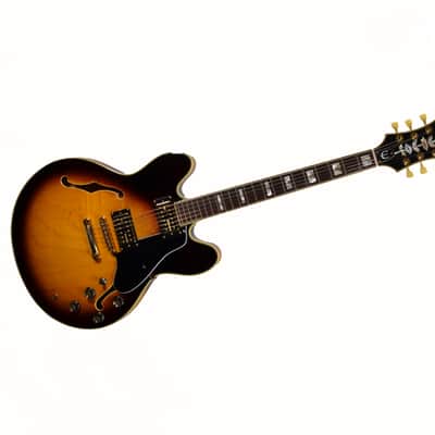 Epiphone Sheraton II Semi Hollow Body Electric Guitar w/ OHSC – Used - Sunburst image 1