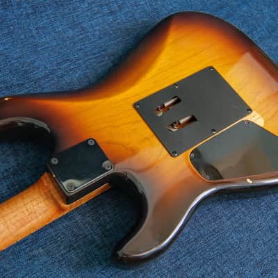 Music Works Super Strat - Jim Foote late 80-s Sunburst image 15