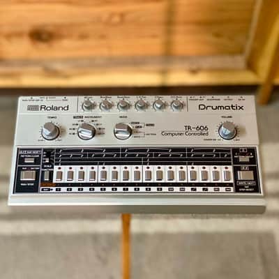 Roland TR-606 Drumatix early 1980s - Silver