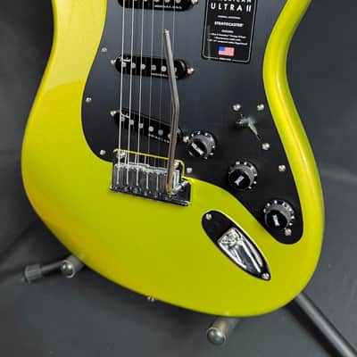 Fender American Ultra II Stratocaster Electric Guitar Solar Flare Finish w/ OHSC image 4