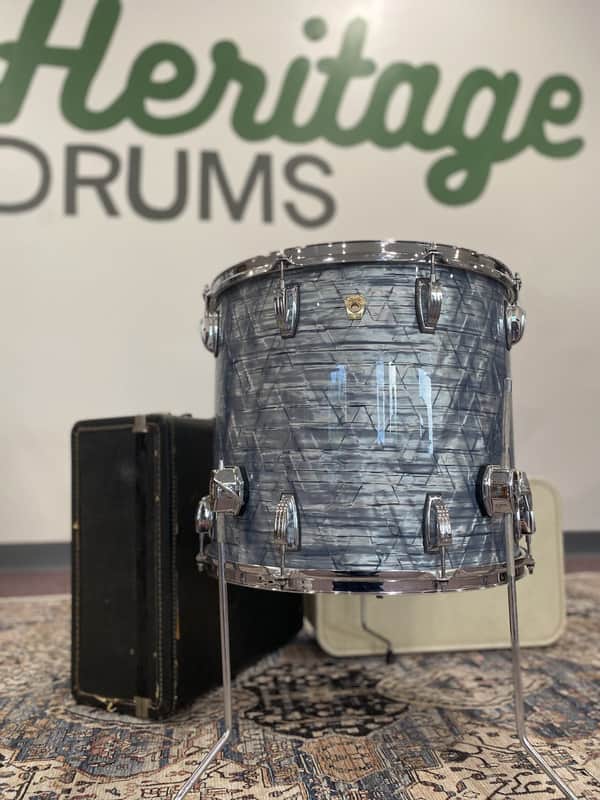 Ludwig Legacy Maple 16x18 Floor Tom - Sky Blue Pearl image 1