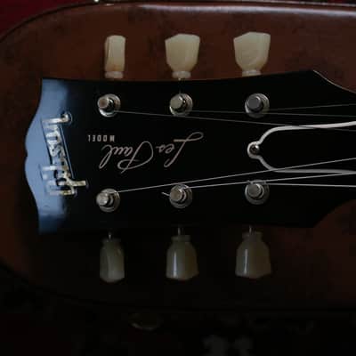 Gibson 1957 Les Paul Standard Natural Back VOS Electric Guitar  2019 Antique Metallic Teal image 5