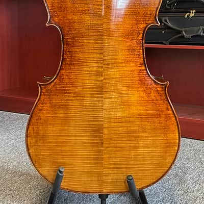 Exceptional Sounding Cello Master Wang's Own Work 200-y Old Spruce No. W8 image 3