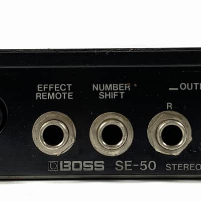 Boss SE-50 Stereo Effects Processor 1990 - 1996 - Black TGHM image 10