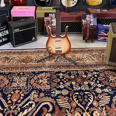 Danelectro Long Horn 58 Bass LEFTY ZURDO ( Super Limited) W/ Foam Case  Copper Burst image 24