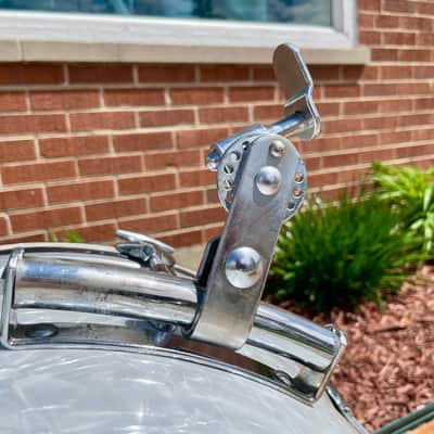1960s Gretsch Progressive Jazz Drum Set White Marine Pearl 20/12/14 w/ 4x14 Snare image 11