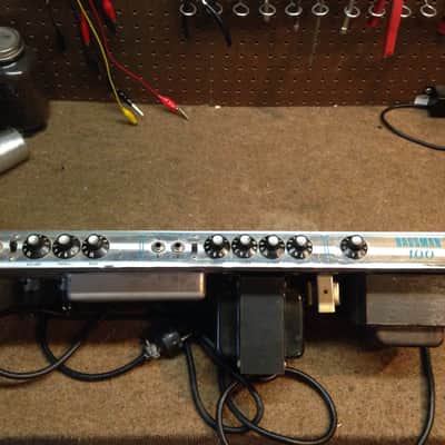 Vintage 1977 Fender Bassman 100 CFA7100 Bass Guitar Chassis Head Project Fender Bassman 1977 image 3