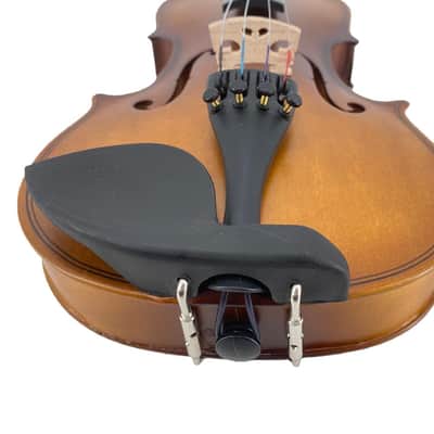 YoungMonic 1/2 Violin for Adults Violin Fiddle Set for Beginners with Shoulder Rest Bow Bridge Hard Case and Extra 4strings image 6