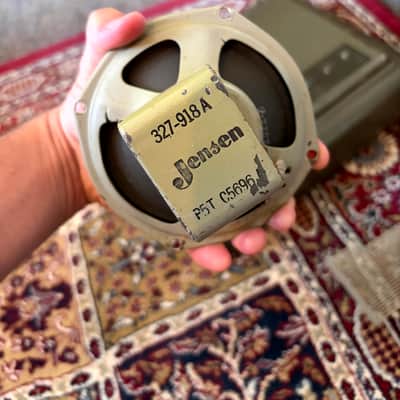 Bell & Howell AQ2A military projector amp (like Austen Hooks Space Heater) 1950's - Army Green image 5