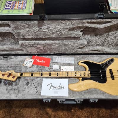 American Fender Jazz Bass Elite 2016 - Natural image 1