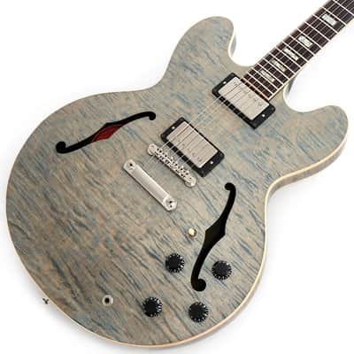 Gibson USED ​​Memphis ES-335 Figured Top Limited Run Indigo Blue [SN. 1008515] image 7